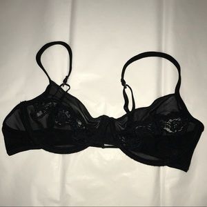 Black Sheer Bra Size 36C